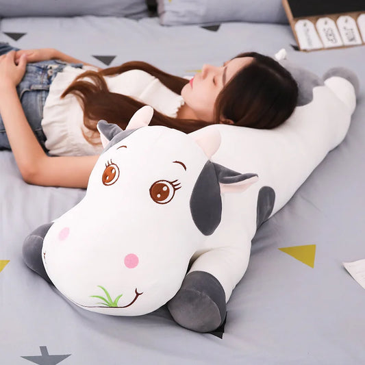 Large Cow Plush Pillow PillowNap