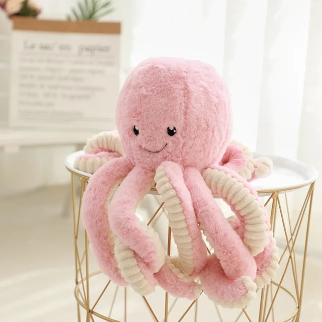 Giant Octopus Plush Pillow Pink PillowNap