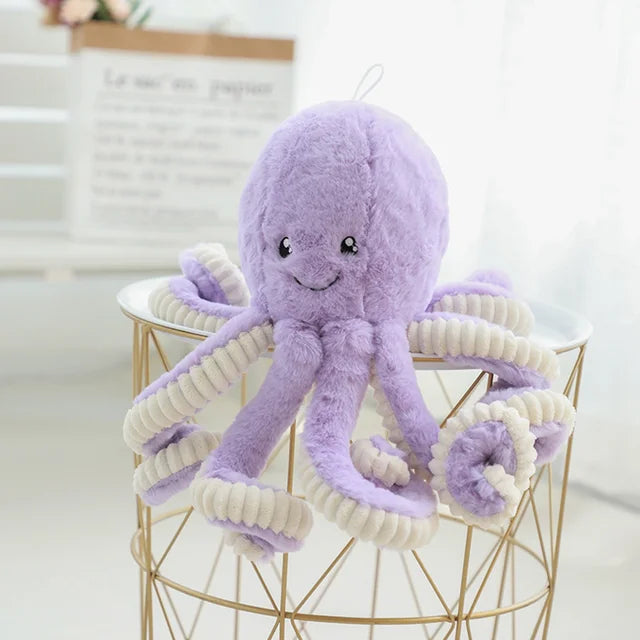 Giant Octopus Plush Pillow Purple PillowNap