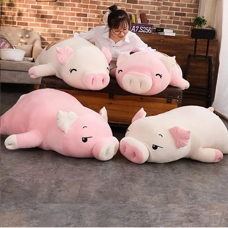 Squishy Giant Piggy Plush Pillow Cuddle Friend PillowNap PillowNap