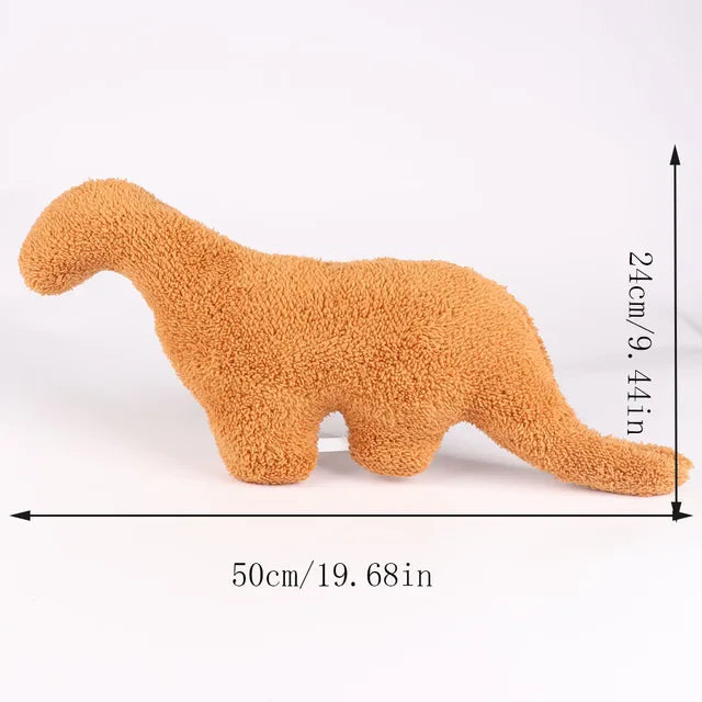 Dinosaur Shaped Chicken Nugget Pillow B PillowNap