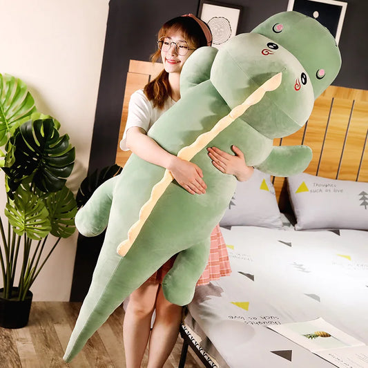 Giant Weighted Dinosaur Plush Pillow PillowNap