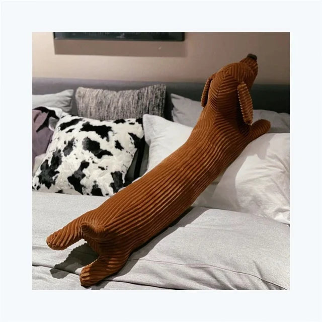 Long Dachshund Stuffed Animal Pillow PillowNap