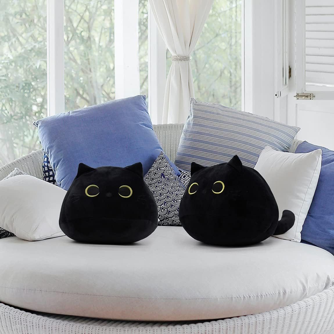 Black Cat Plush Pillow PillowNap