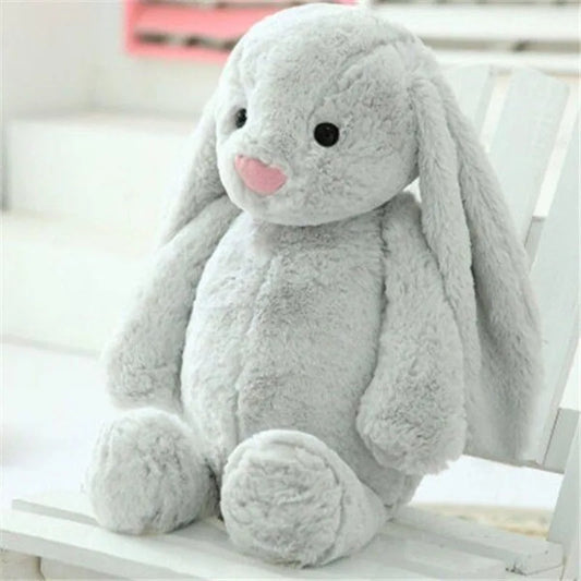 Giant Bunny Rabbit Stuffed Toy Pillow Grey PillowNap