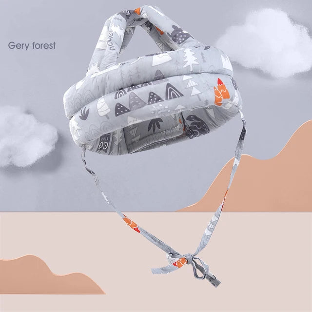 Baby Head Protector Helmet Grey PillowNap