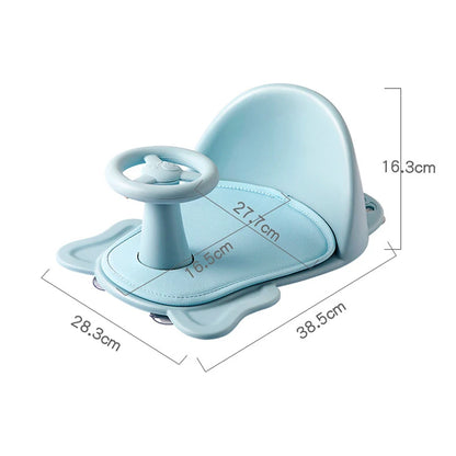Non-Slip Newborn Baby Bath Seat PillowNap