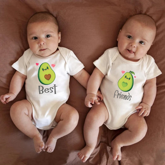 Best Friends Avocado Twin Outfits