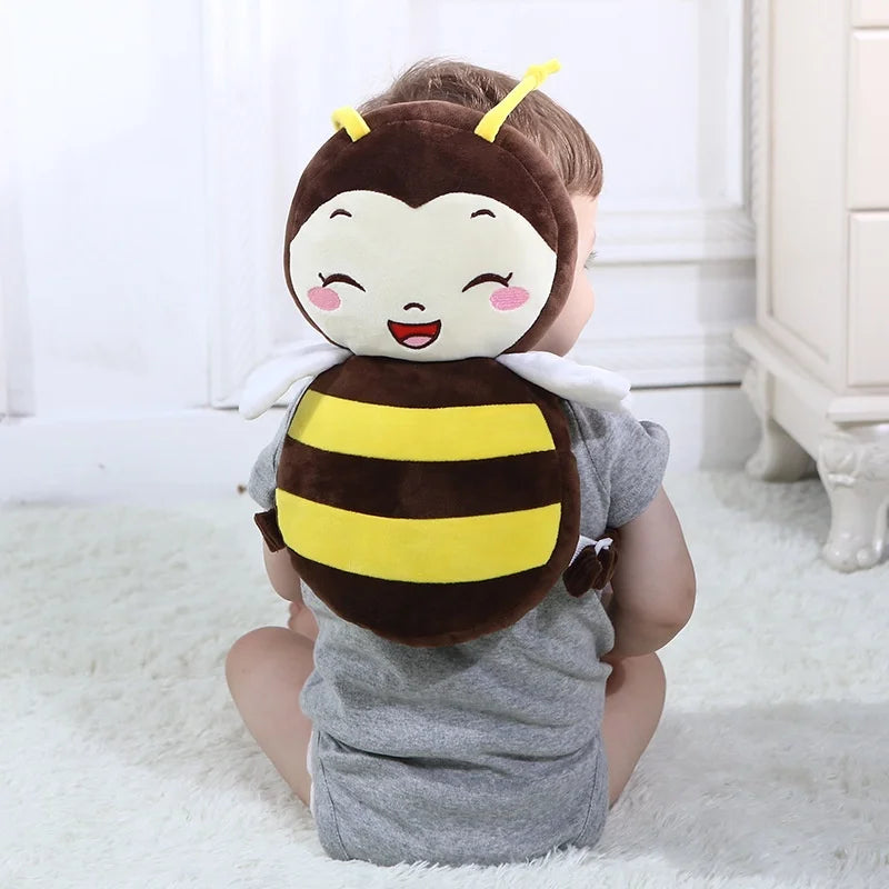 Cute Bee and Ladybug Baby Head Protector Backpack PillowNap