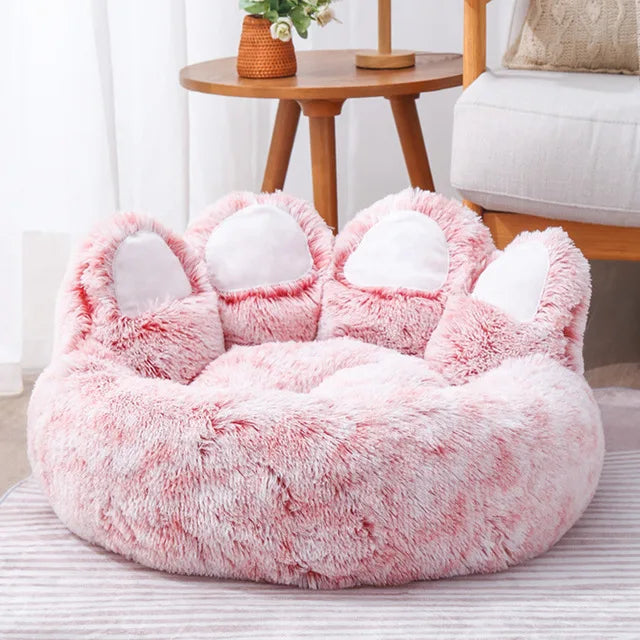 Paw Shape King Size Dog Pillow Pink PillowNap