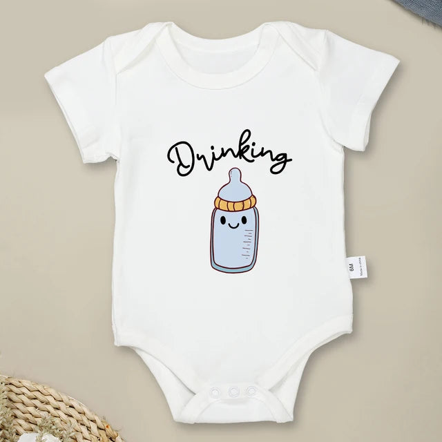Drinking Buddies Twin Bodysuit Outfits Drinking-White PillowNap
