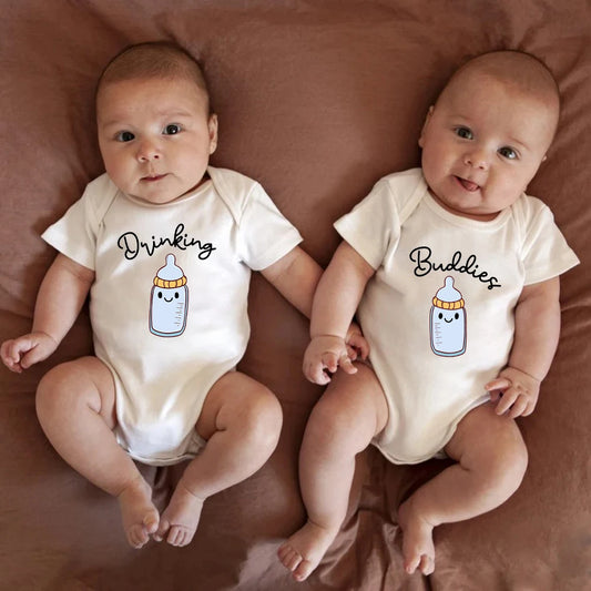 Drinking Buddies Twin Bodysuit Outfits