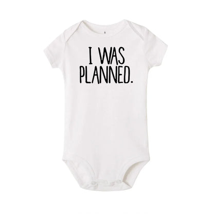 I Was Planned and I Was A Surprise Twins Bodysuits PillowNap