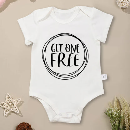 Buy One Get One Free Twins Bodysuit Get-White PillowNap