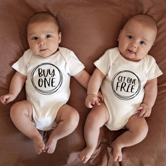 Buy One Get One Free Twins Bodysuit