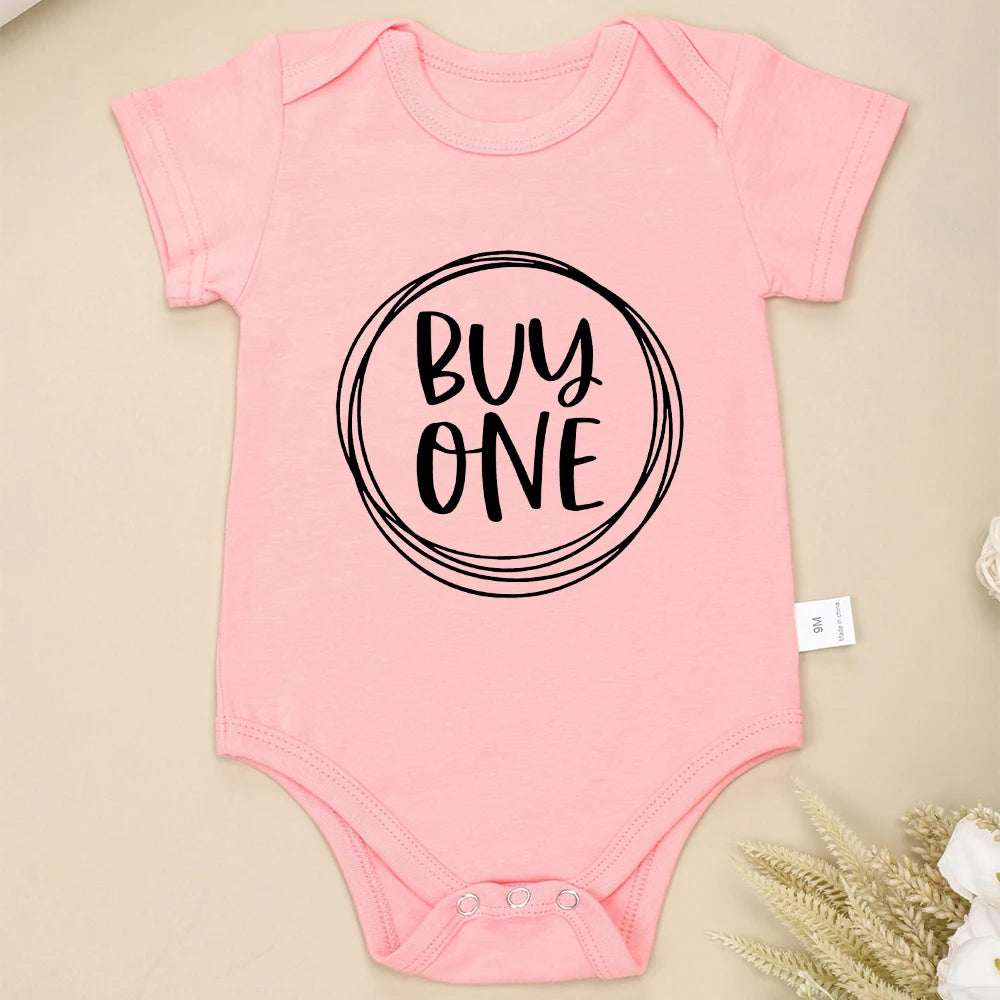 Buy One Get One Free Twins Bodysuit Buy-Pink PillowNap