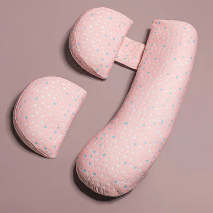 Lumbar Pregnancy Pillow For Side Sleepers Pink PillowNap