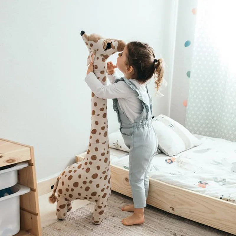 Giant cuddly giraffe shop