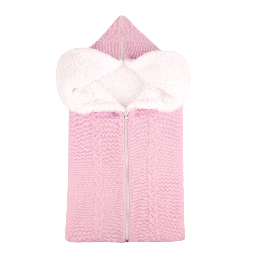 Handmade Newborn Sleeping Bag Pink PillowNap