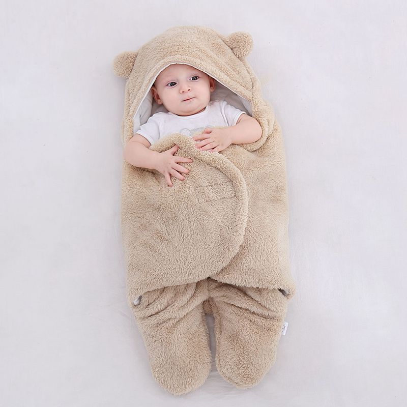 Soft Hooded Blanket Beige PillowNap