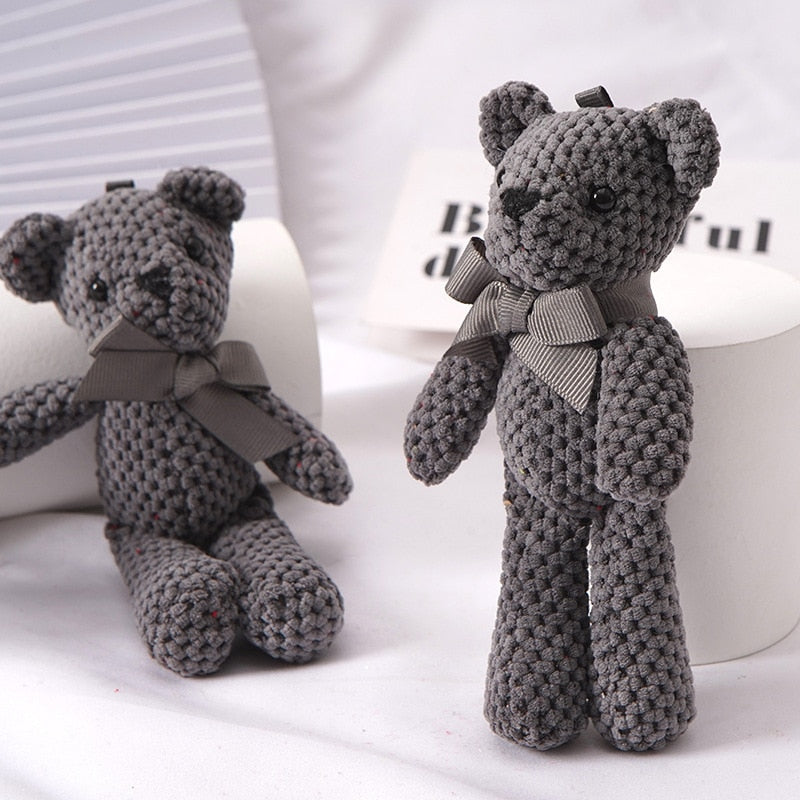 Handmade Knitted Teddy Bear PillowNap