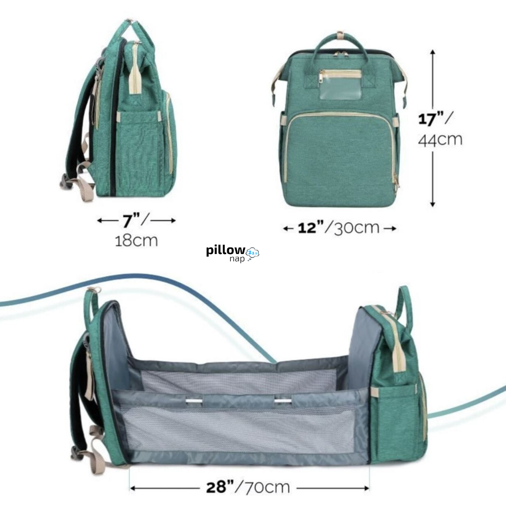 Diaper Bag Backpack PillowNap