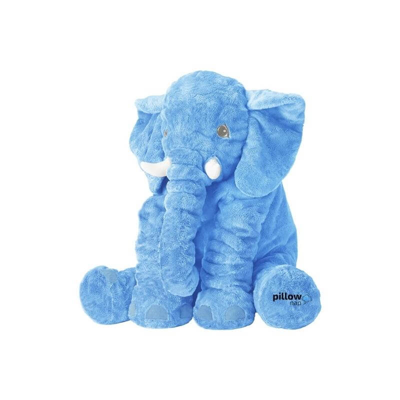 Giant Elephant Pillow Blue Small 40CM / 15.8" PillowNap