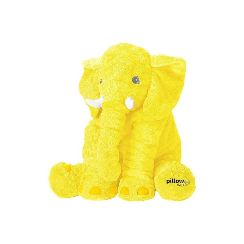 Giant Elephant Pillow Yellow Small 40CM / 15.8" PillowNap