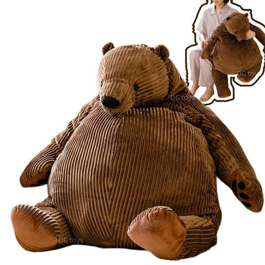 Big Brown Bear Stuffed Animal PillowNap