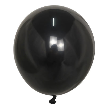 102Pcs Black & Silver Balloon Set PillowNap