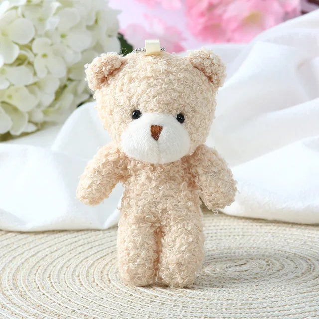 10 pcs Mini Teddy Bear Stuffed Animals 11-12cm Cream PillowNap