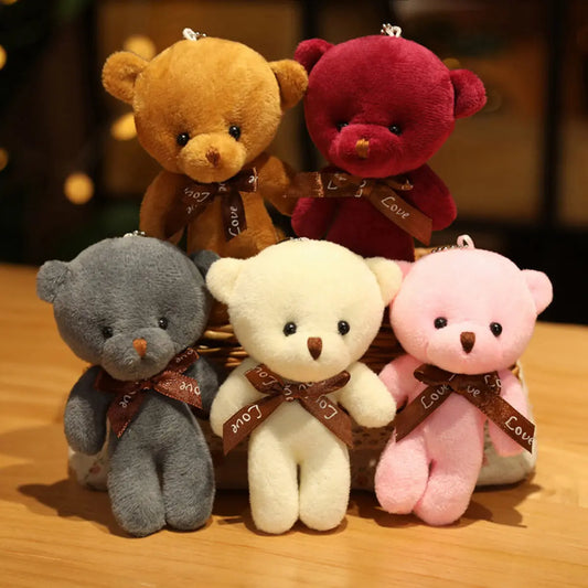 10 pcs Mini Teddy Bear Stuffed Animals PillowNap
