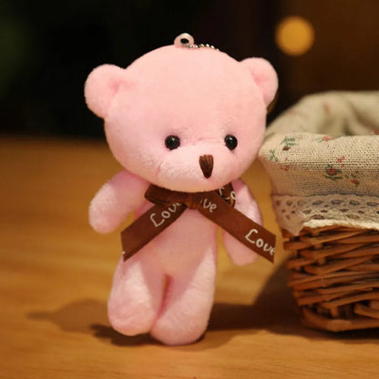 10 pcs Mini Teddy Bear Stuffed Animals 11-12cm Pink PillowNap