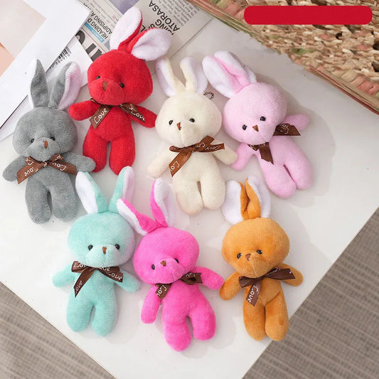 10 pcs Mini Stuffed Rabbits PillowNap