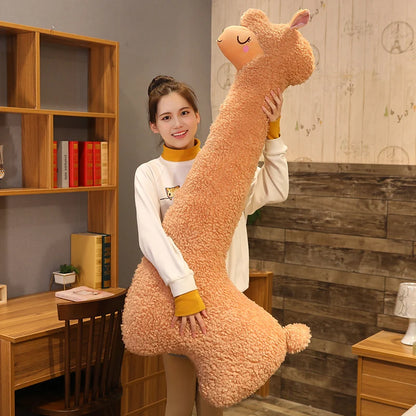 Giant Plush Alpaca Pillow PillowNap