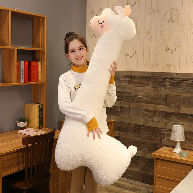 Giant Plush Alpaca Pillow PillowNap