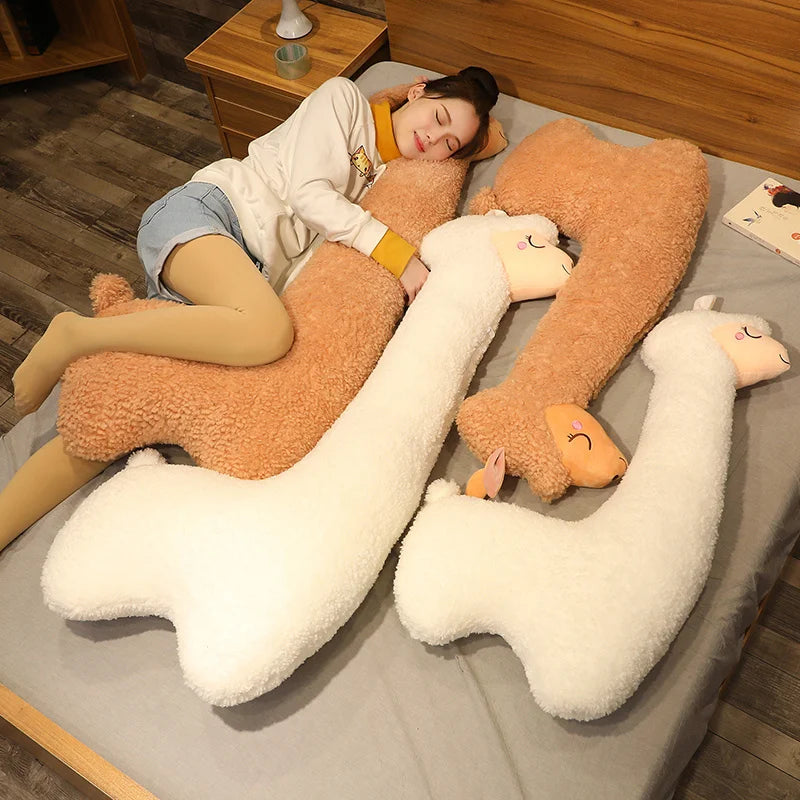 Giant Plush Alpaca Pillow PillowNap