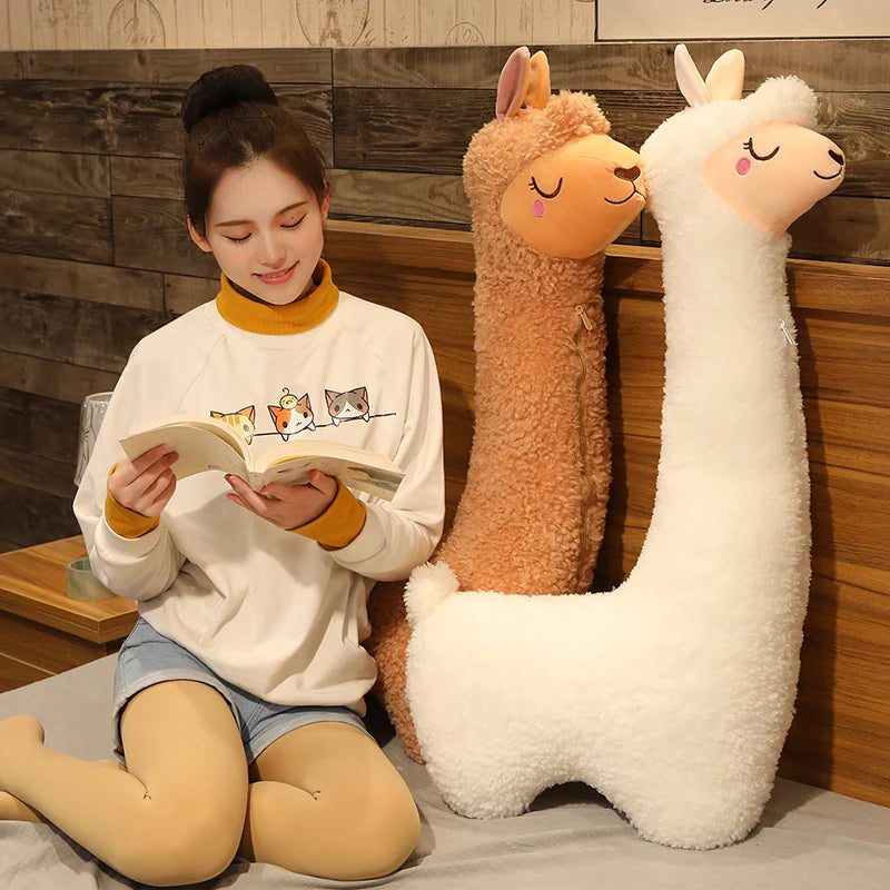 Giant Plush Alpaca Pillow PillowNap