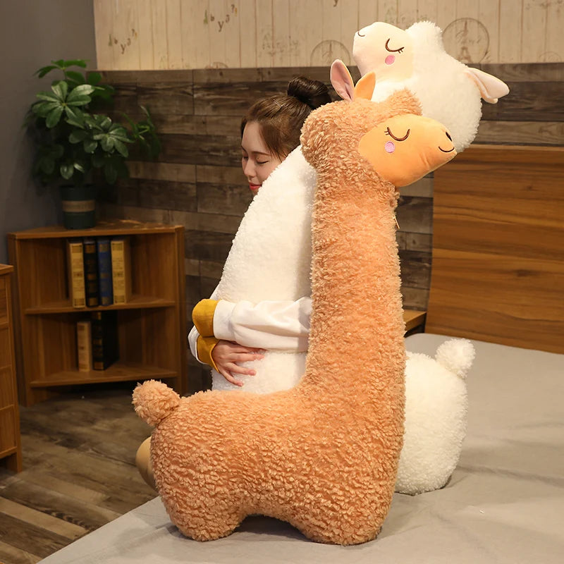 Giant Plush Alpaca Pillow PillowNap