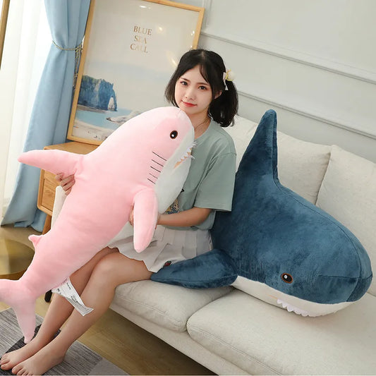 Giant Shark Plush Pillow PillowNap