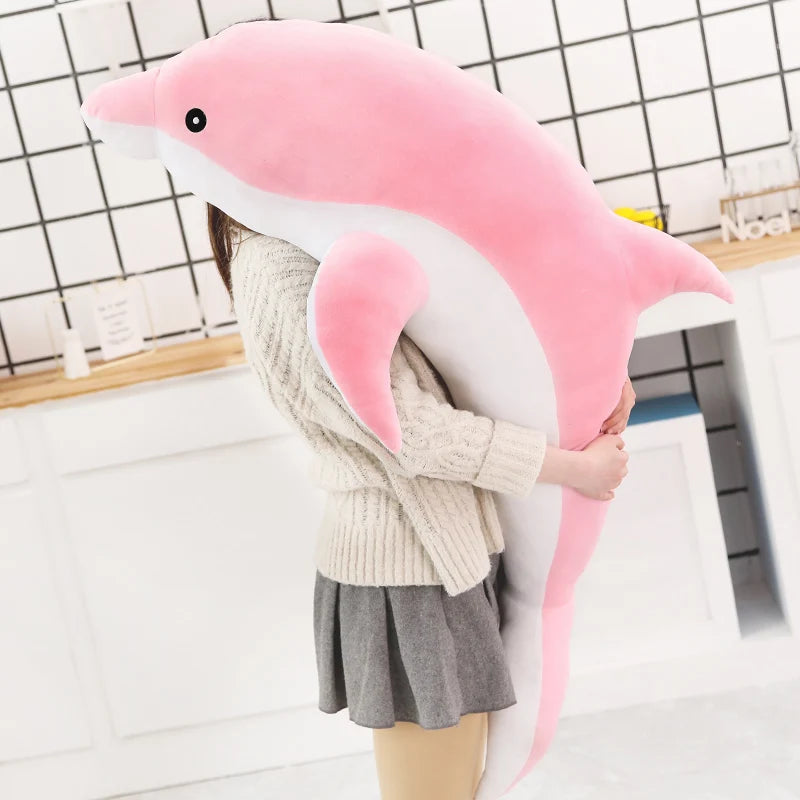 Giant Dolphin Stuffed Animal PillowNap