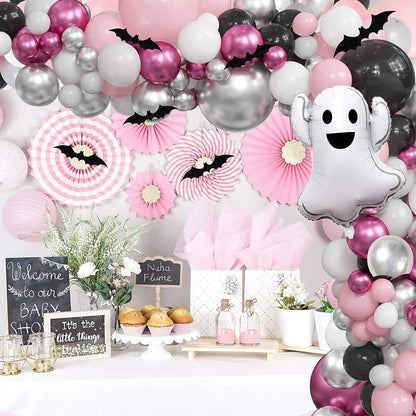 174pcs Spooky Pinkish Balloon Set PillowNap