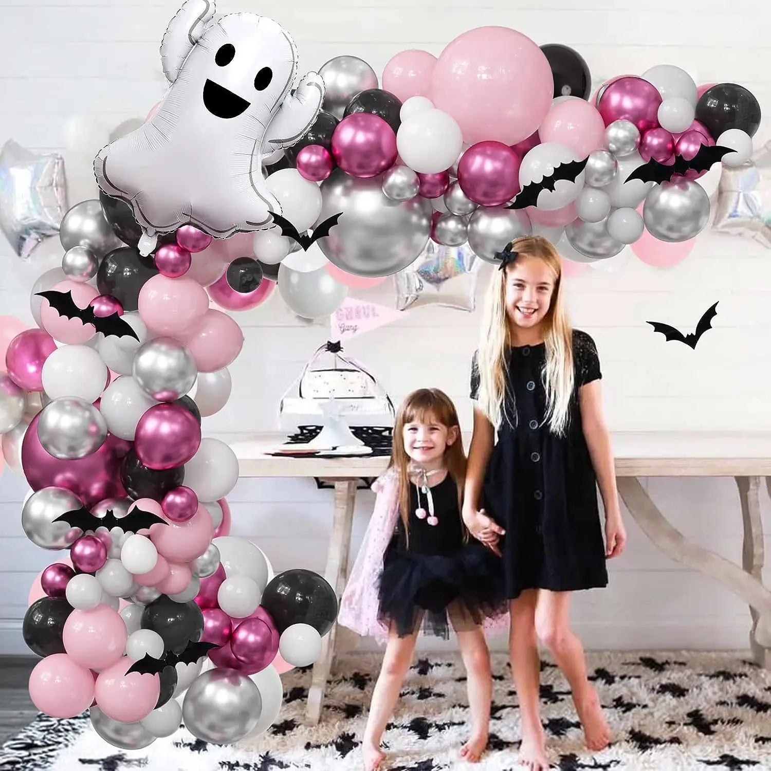 174pcs Spooky Pinkish Balloon Set PillowNap