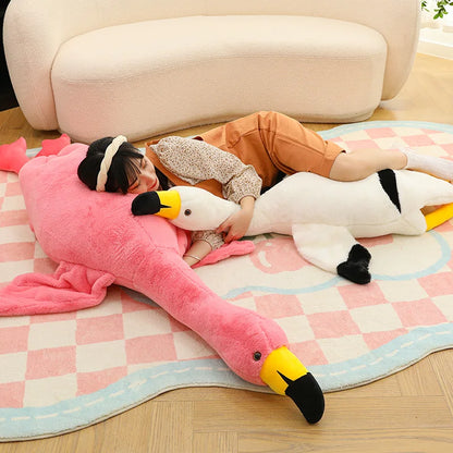 Giant Flamingo Stuffed Amimal PillowNap