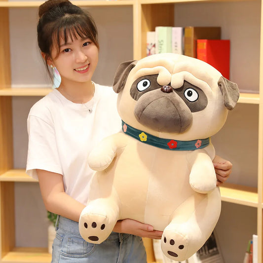 Realistic Pug Stuffed Animal PillowNap