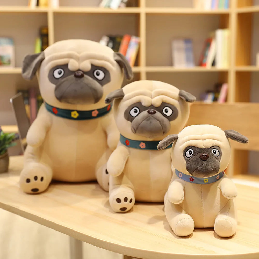 Realistic Pug Stuffed Animal PillowNap