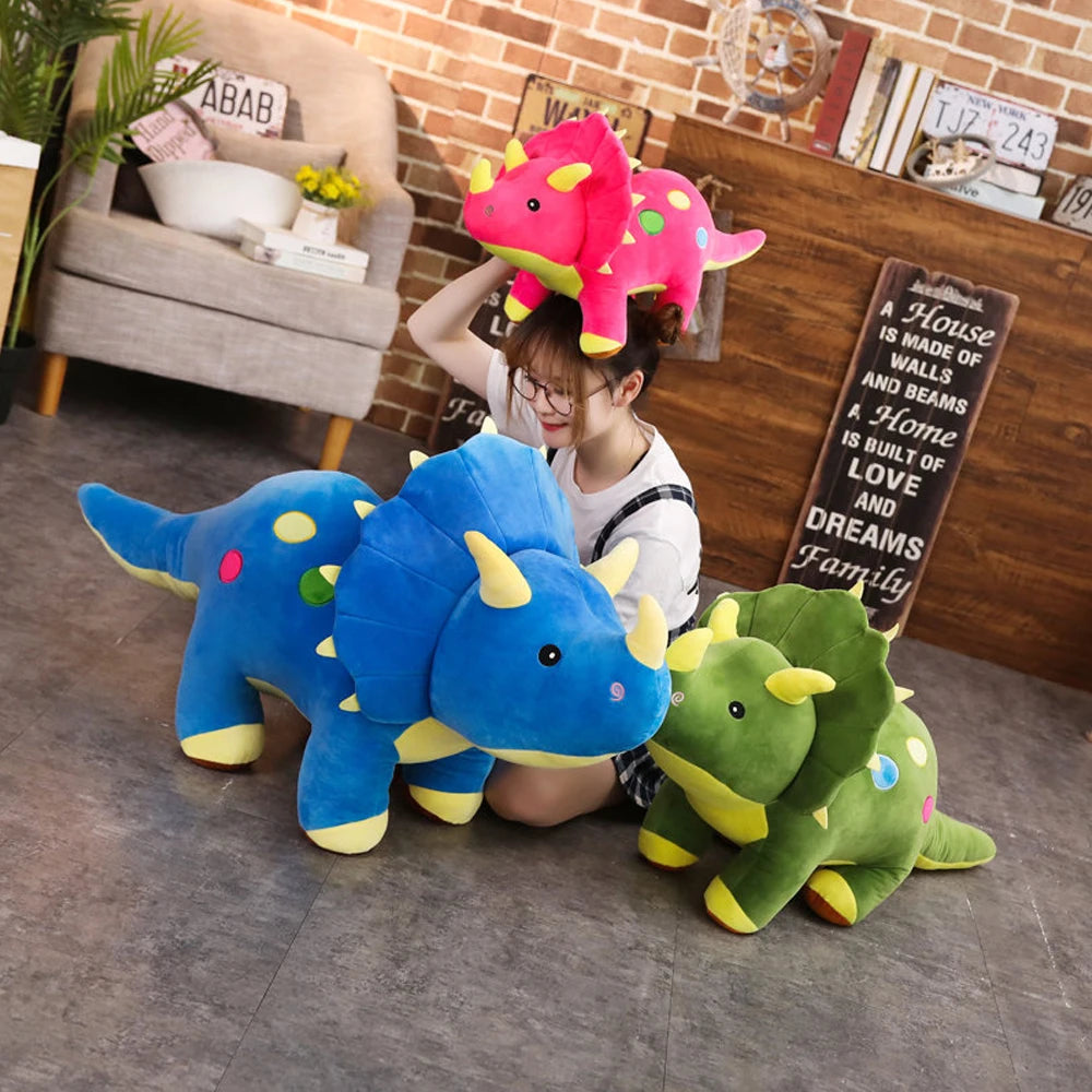 Stuffed triceratops dinosaur shop