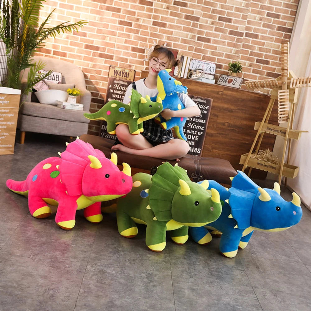 Giant stuffed triceratops sales
