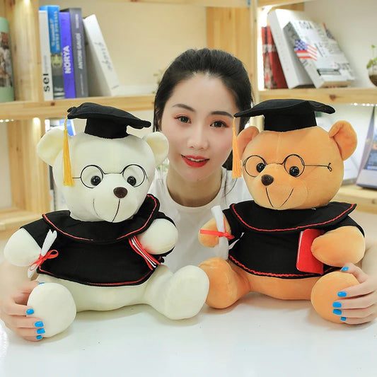 Kawaii Plush Teddy Graduation Gift PillowNap