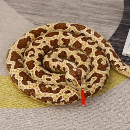 Giant Snake Stuffed Animal 200cm 78.74" Brown PillowNap